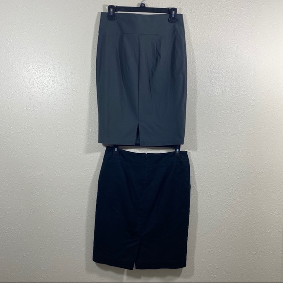 Merona pencil Mini Skirts Black / Gray sizes 4 & Medium - Picture 3 of 9